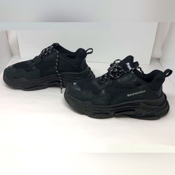 Balenciaga 45 Black Shoes/ Approx. 10.5 - Picture 1 of 7